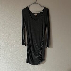 Banana Republic Grey Ruched Dress, size S